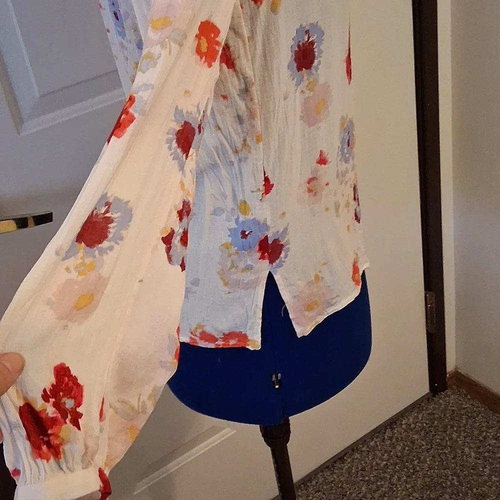 Peasant/Boho Long Sleeve Shirt - Picture 8 of 9
